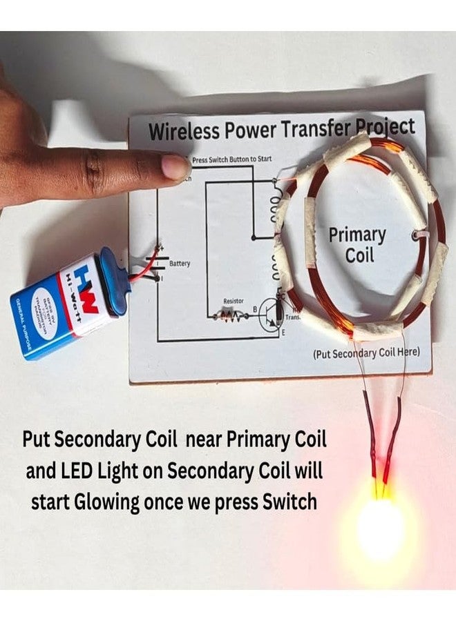 ESPtronics مجموعة تجارب فيزيائية لمشروع نقل الطاقة اللاسلكي الكهرومغناطيسي المتبادل من إي إس بيترونيكس، مناسبة لطلاب الصف الثاني عشر وطلاب المدارس - Image 5